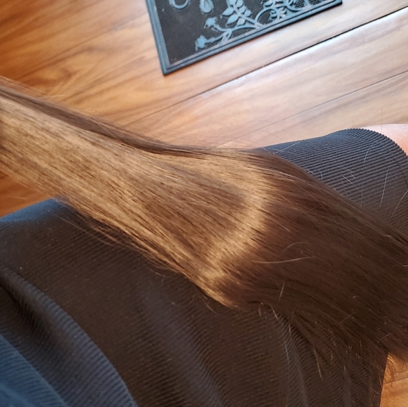 Dark Brown Full Head Clip In Extension main image 4